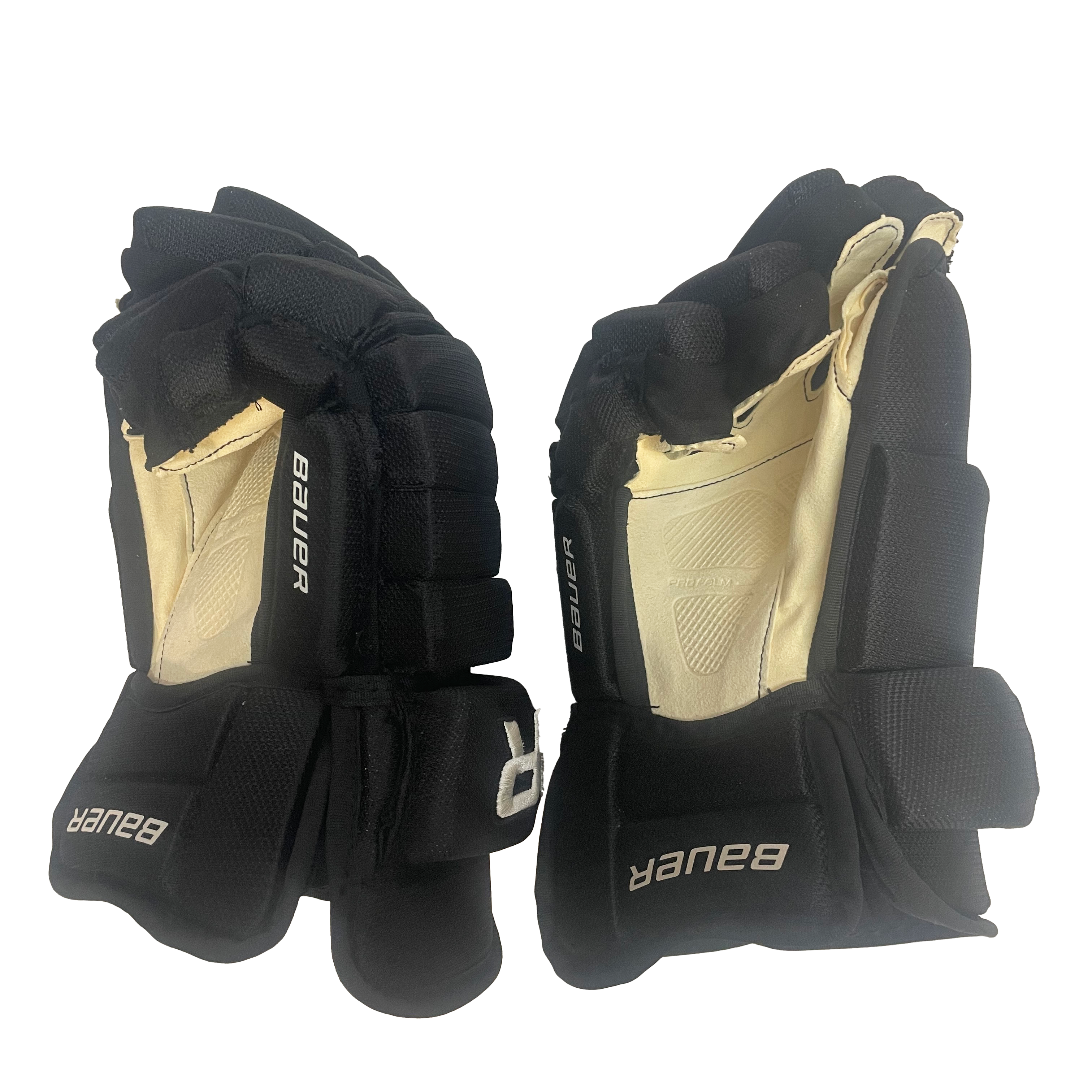 Bauer Pro Team - Nouveaux gants de hockey Pro Stock (noirs)